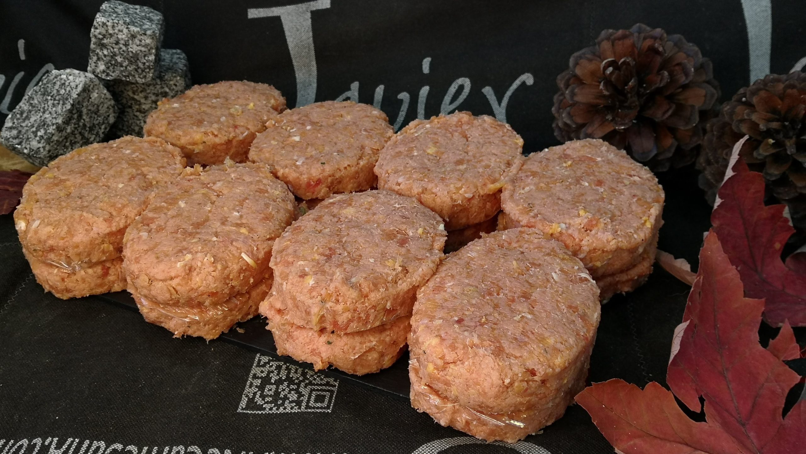 Hamburguesas de Pollo 100% carne de pollo.