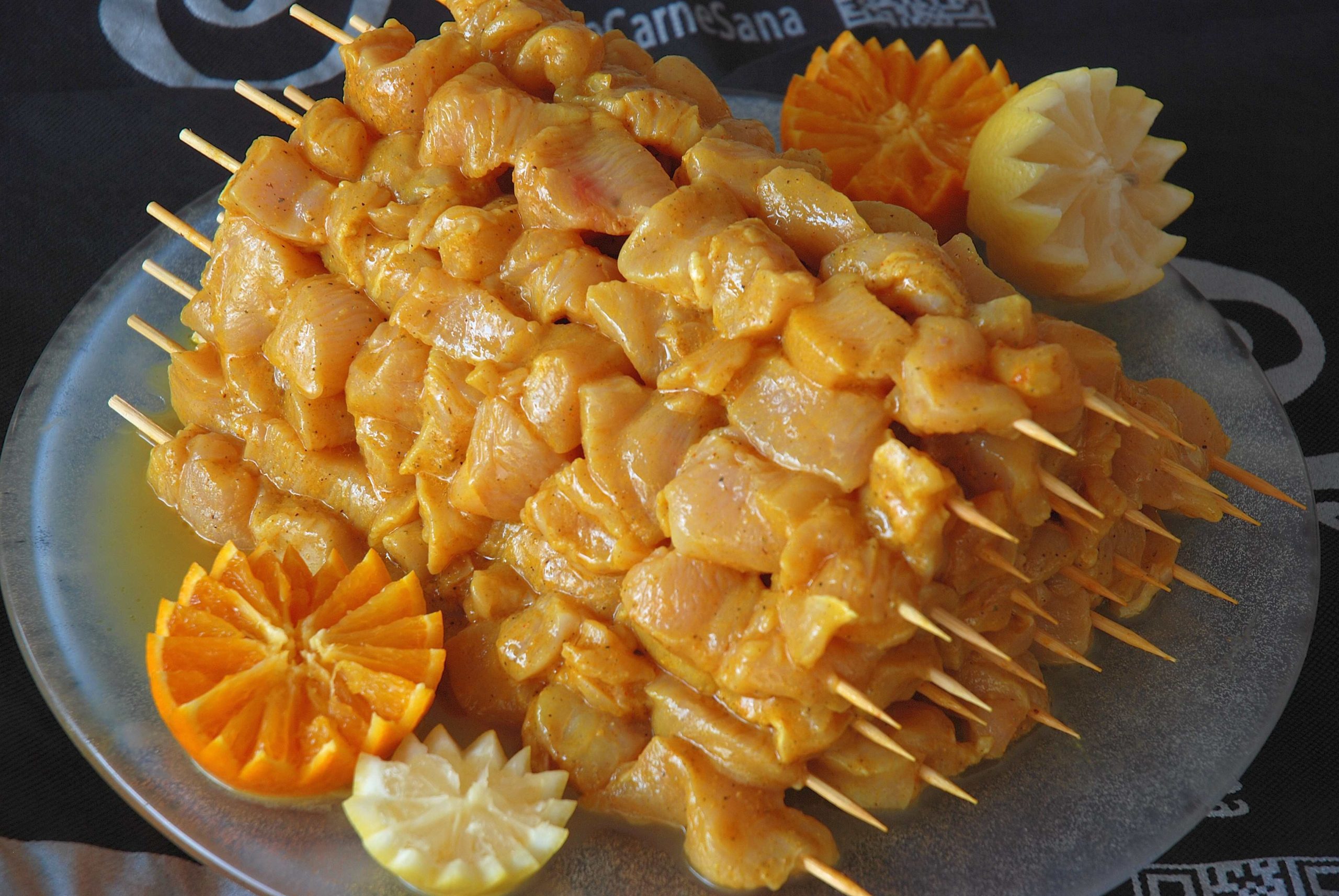 Brocheta de Pollo al ‘curry’